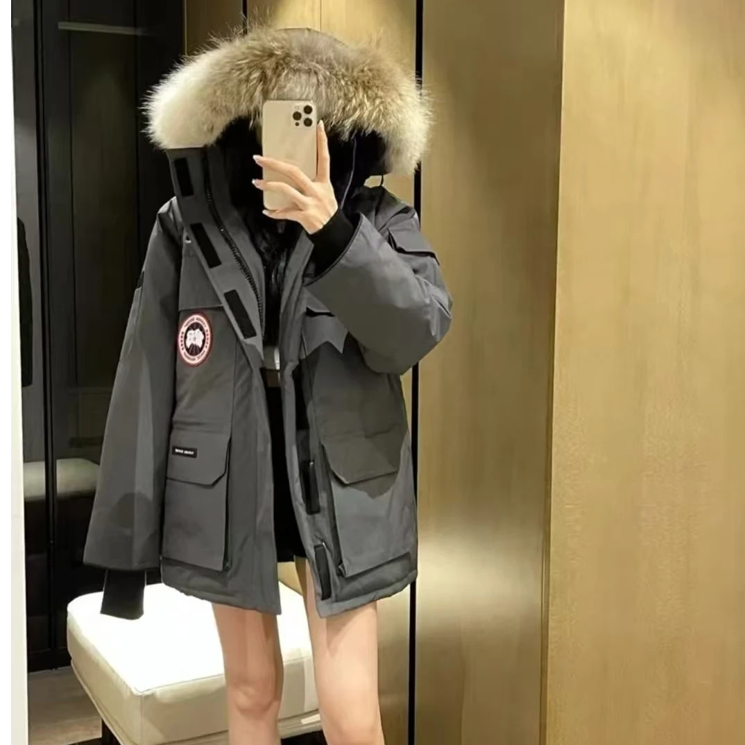 大鹅08款远征系列狼毛羽绒服