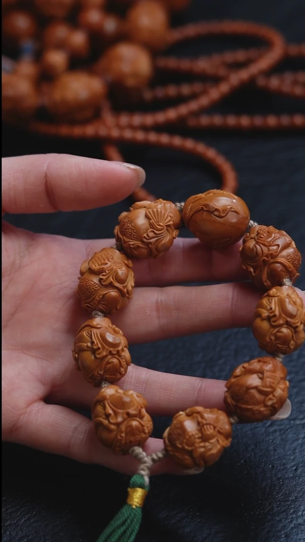 手串橄榄核秋*苏工橄榄核