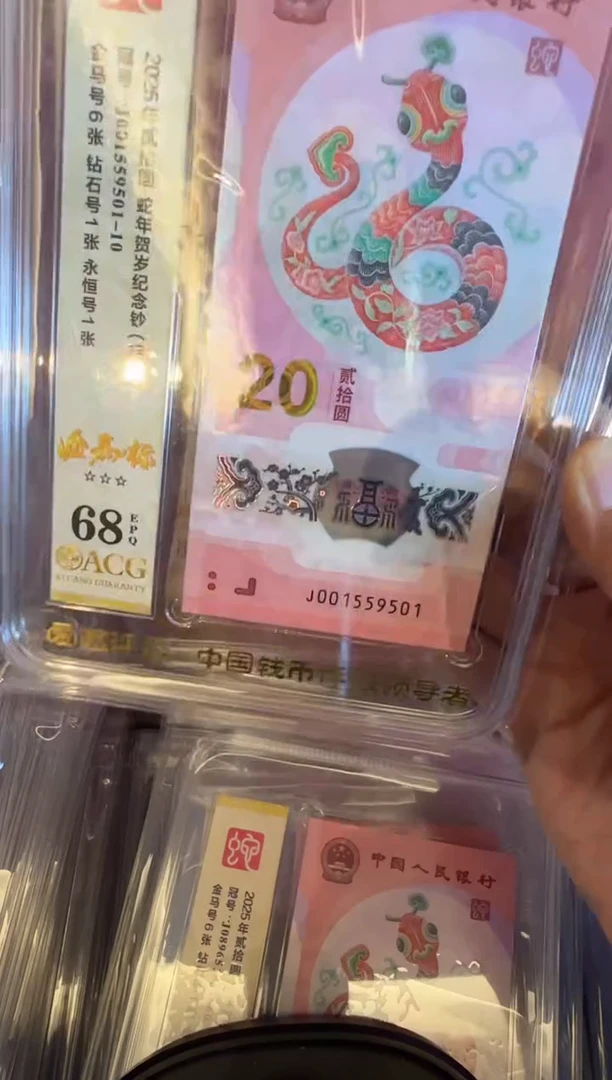 塑料2025  蛇钞爱藏标十  如图  啊啊啊