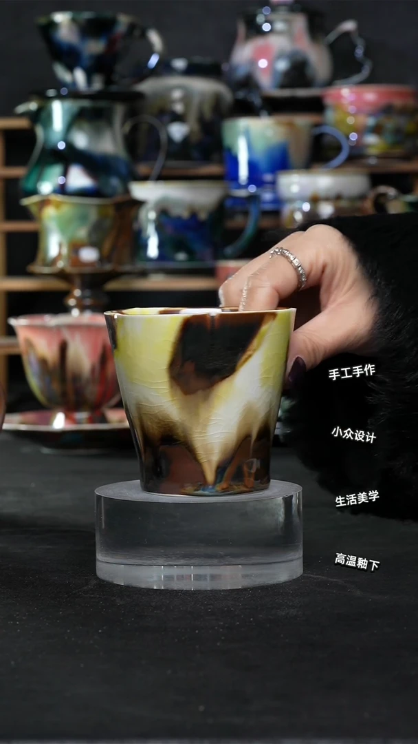 设计师款景德镇森涩手创陶瓷（食品级）707