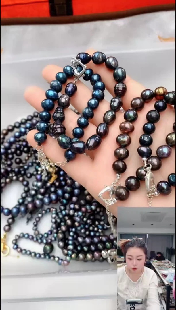 颈饰合金淡水珍珠2940有瑕手串