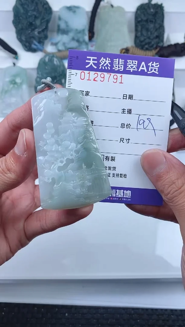 【闪购商品】翡翠颈饰未镶嵌         791