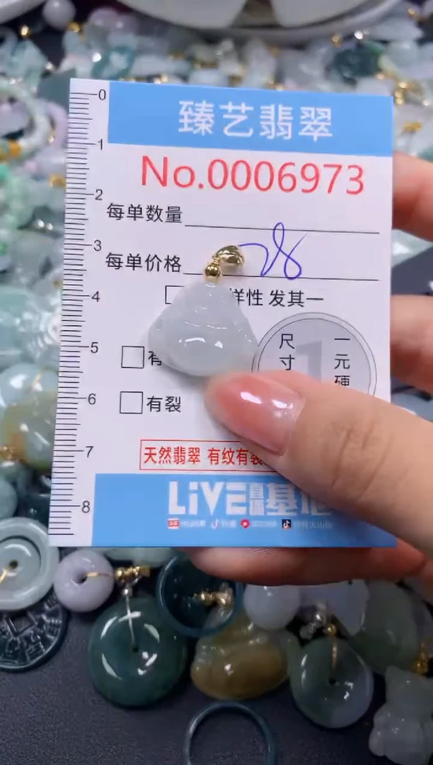 颈饰未镶嵌翡翠6973
