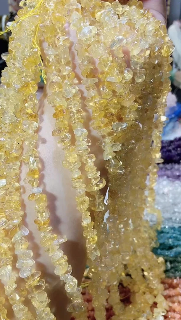 未镶嵌珠宝半成品水晶黄水晶