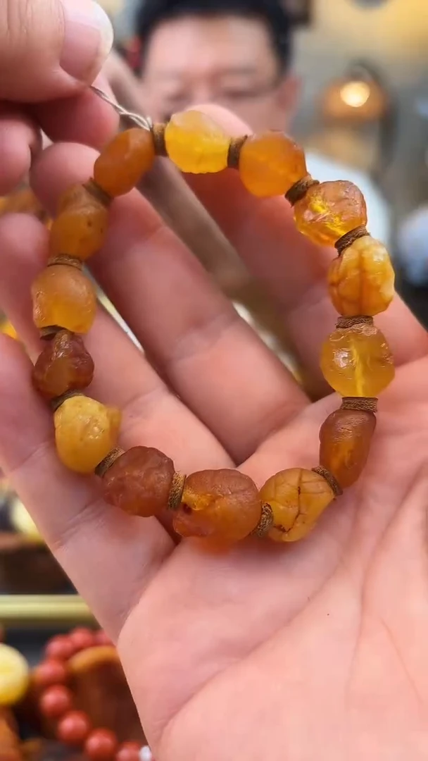 未镶嵌琥珀手串手串