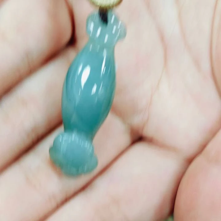 翡翠立体如意吊坠 拍一个发一个 多样性发货-511902