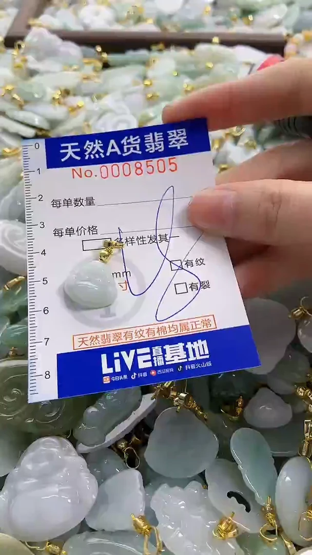 颈饰未镶嵌翡翠天然A货翡翠