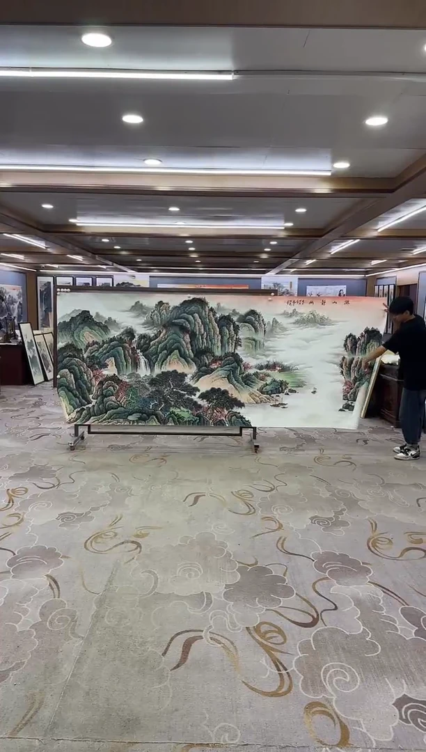 绘画绘画Y-邵明义-大丈二-山水画