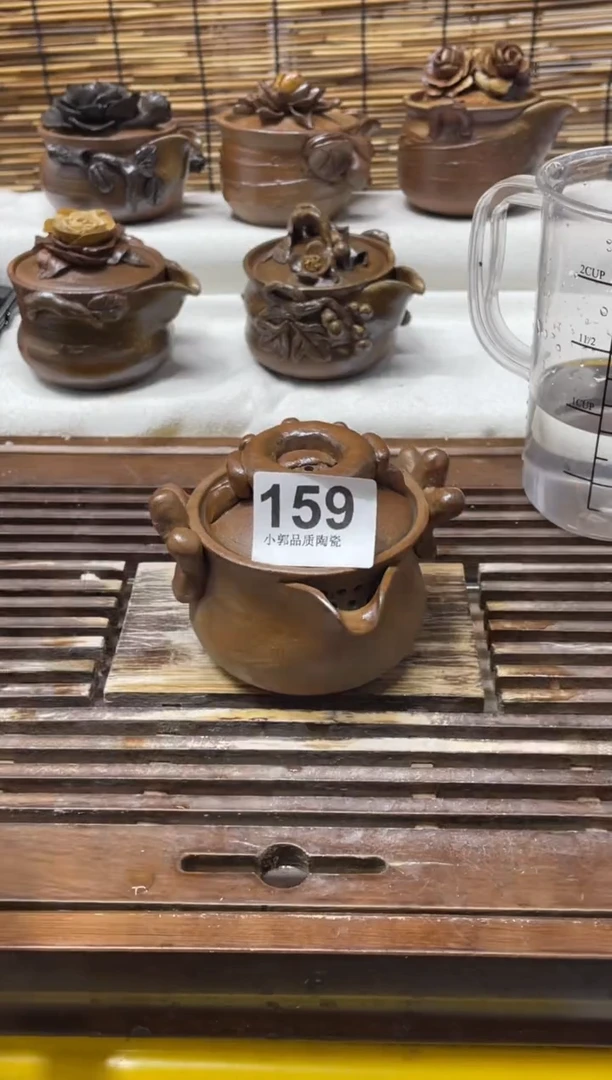 【闪购商品】杯159精美粗陶手工柴烧