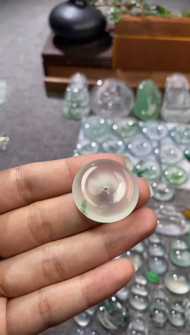 吊坠(不含链)未镶嵌翡翠扣子