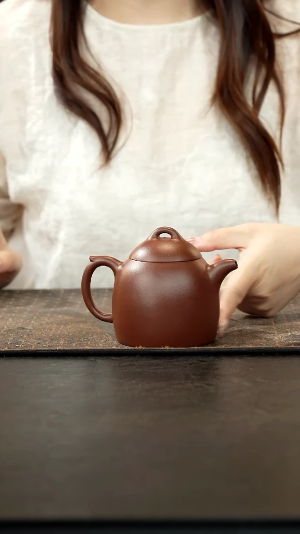 茶壶紫砂底槽青秦权230cc