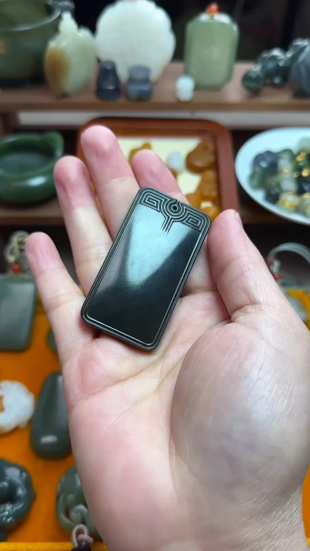 【闪购商品】和田玉颈饰未镶嵌无事牌苏工