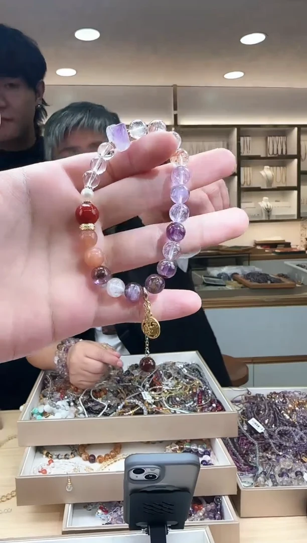 【闪购商品】水晶九紫离火手串库存有限售完即止未镶嵌