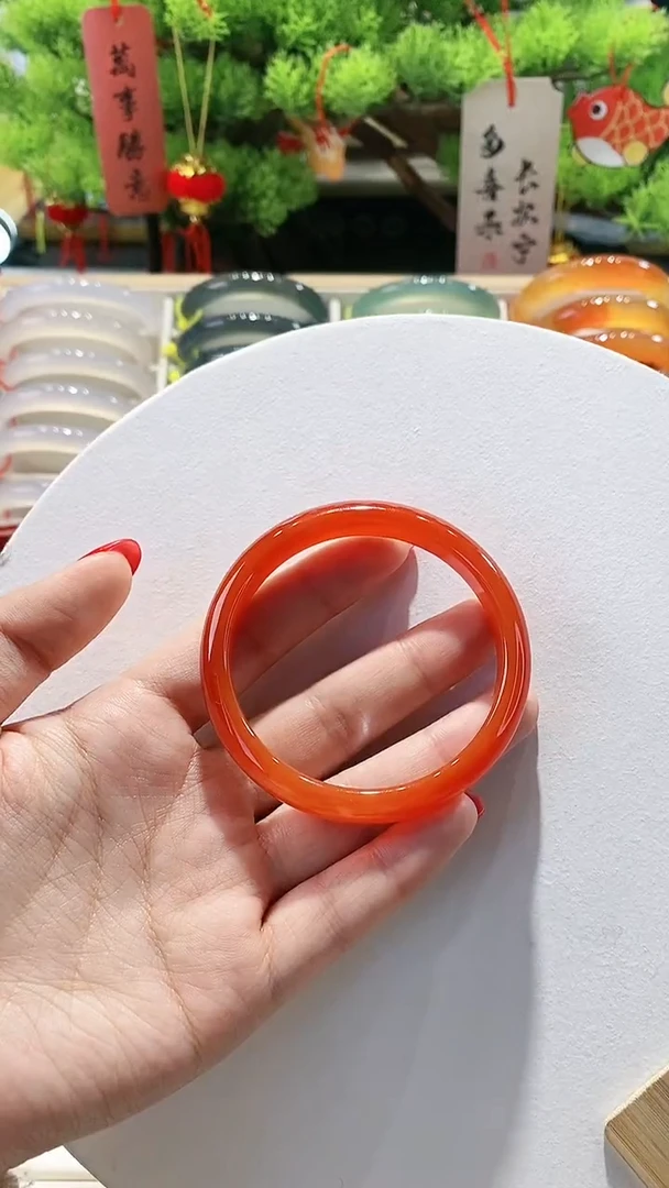 【闪购商品】玛瑙/玉髓手镯未镶嵌138-54.7