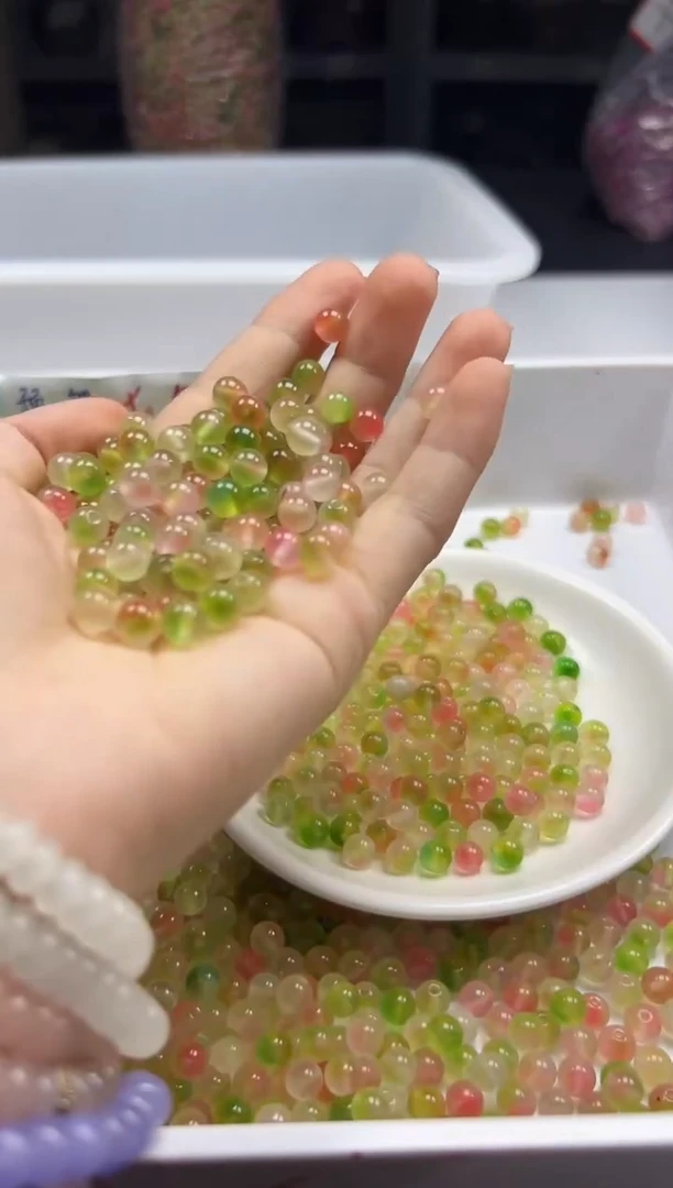 未镶嵌颈饰玛瑙/玉髓w26盐*源水蜜桃6mm*50颗