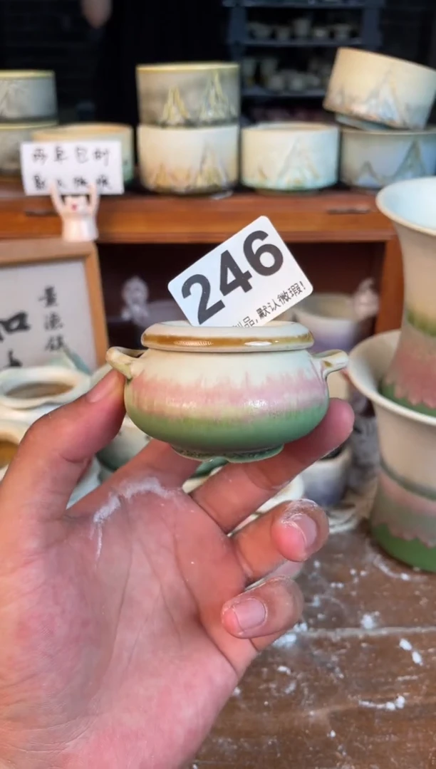 瓷片246知木小芳花盆直播编号