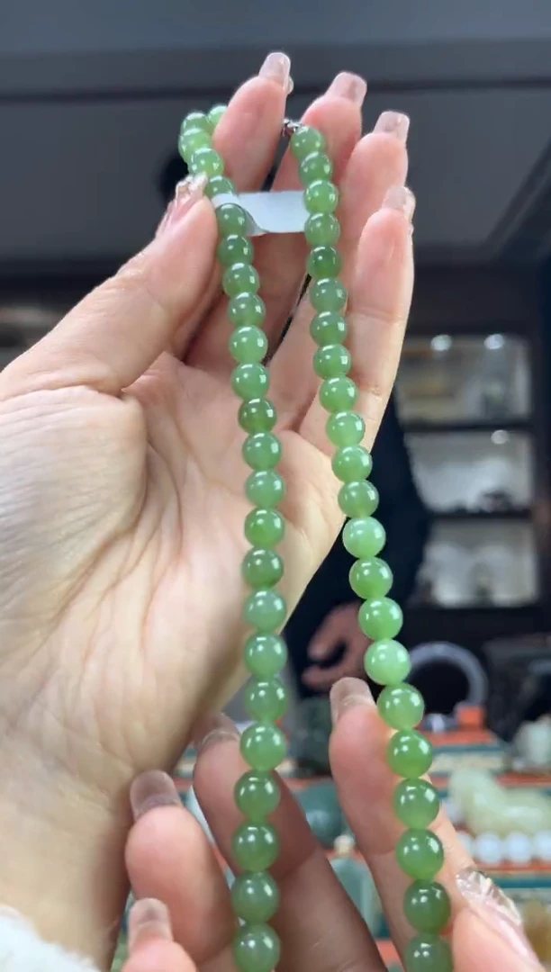 【闪购商品】和田玉颈饰未镶嵌佩佩8mm左右