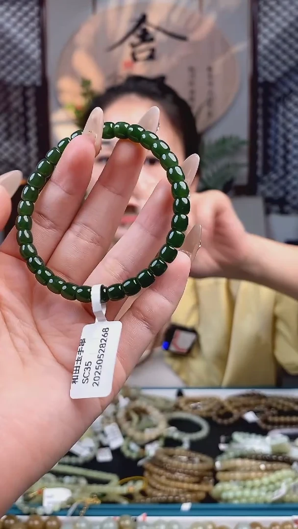 和田玉未镶嵌颈饰拍一发一