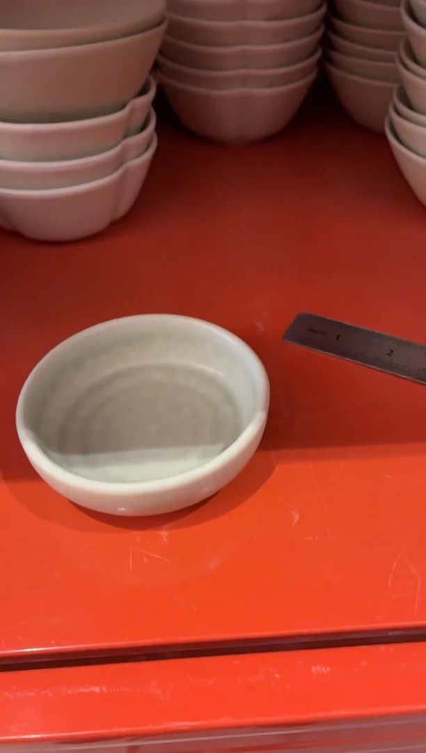 瓷片3.5寸青小碟（拍一发二）