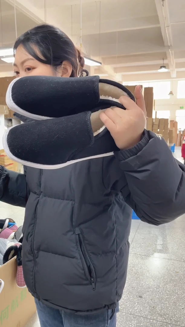 手纳底黑色棉鞋45码