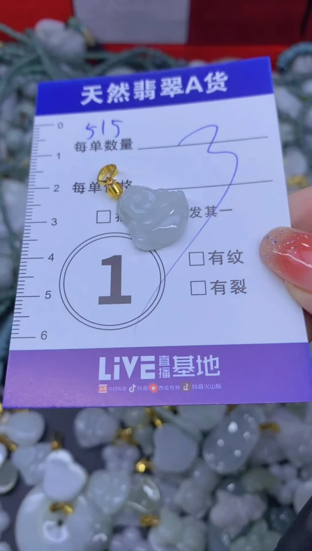 颈饰未镶嵌翡翠天然翡翠A货批量多样性发一件