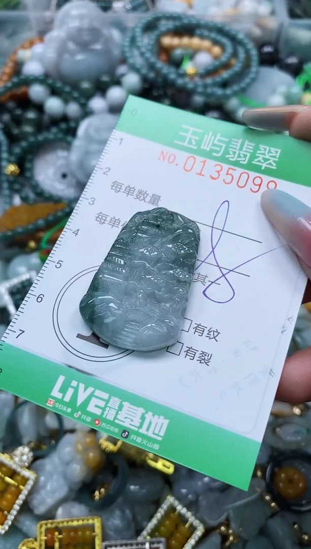 翡翠未镶嵌颈饰闪购0135099