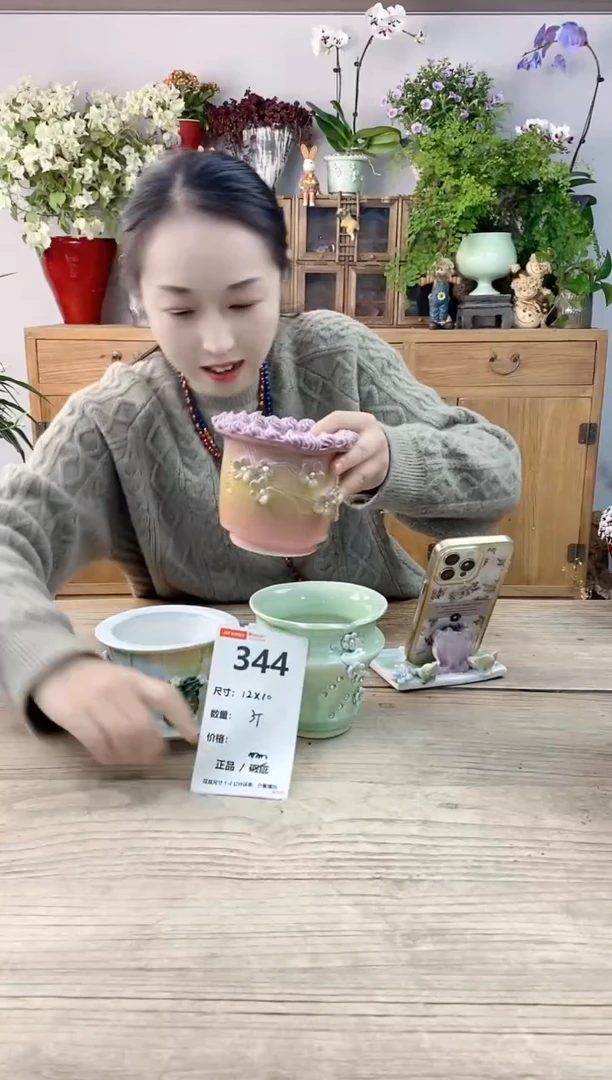 小玩子花盆直播编号344