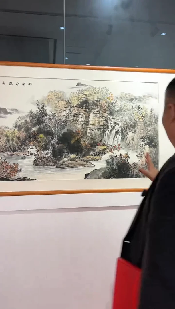 【闪购商品】绘画李长胜-8平尺-山水-邮册-红书