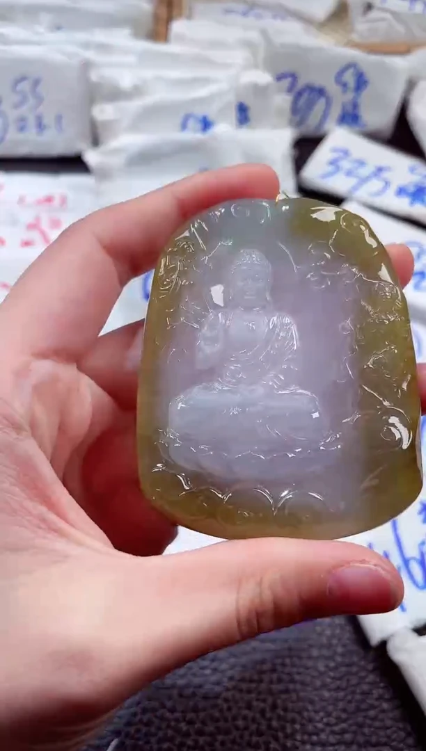 翡翠未镶嵌颈饰00005133阿弥