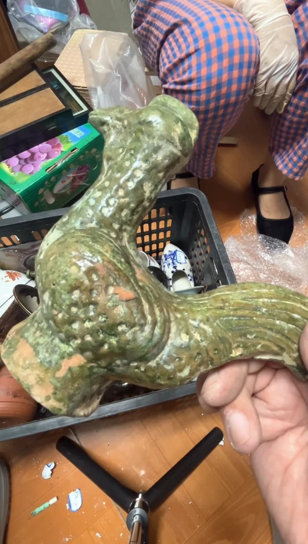 手工艺品琉璃九*龙摆件