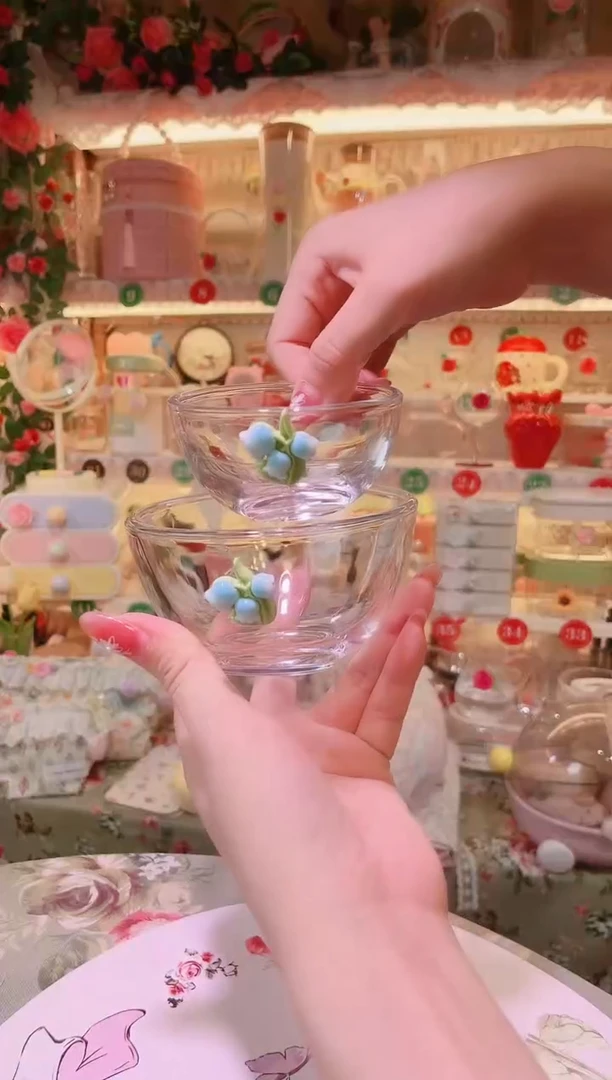 铃兰花小吃碗2个——手工制作品质好！