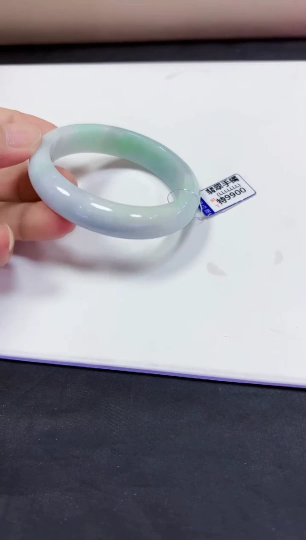 翡翠未镶嵌颈饰手镯54.3