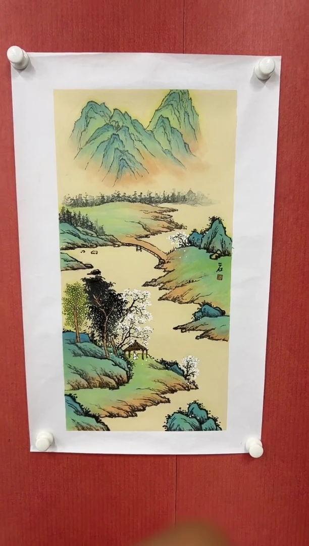 国画周梅生/精品国画/2平尺