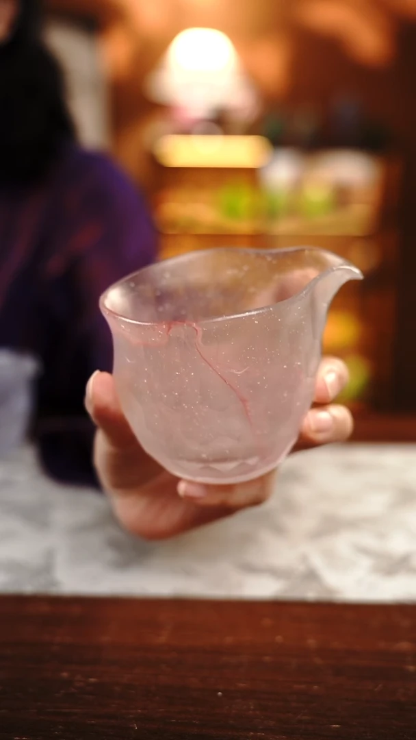 闪购揽月公道杯菱纹橙色