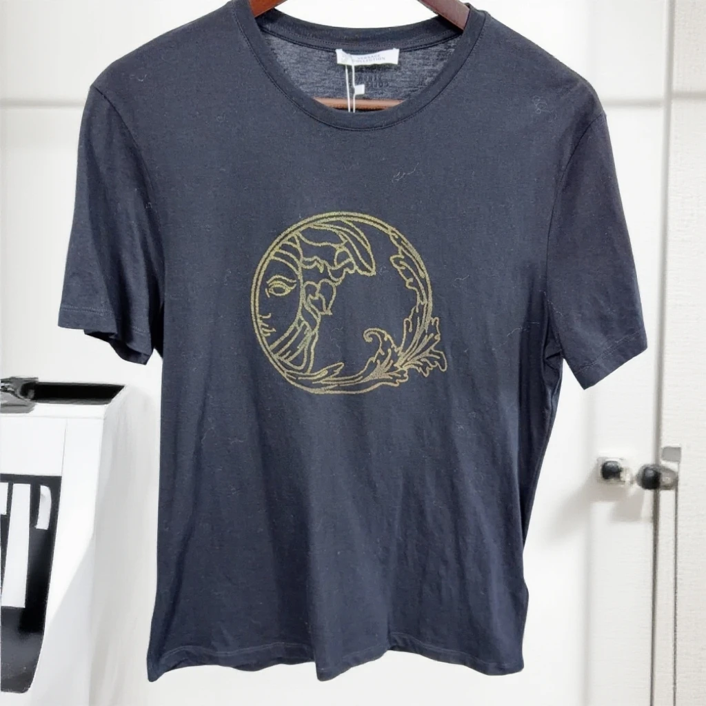 95新 VERSACE/范思哲  黑色短袖 1899 8371