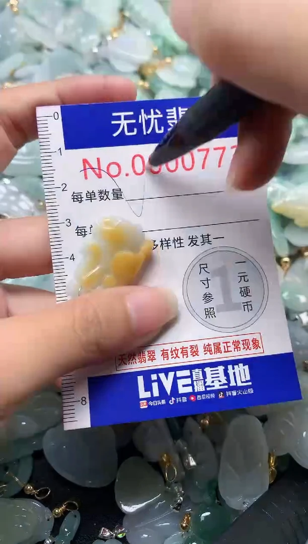 颈饰未镶嵌翡翠773