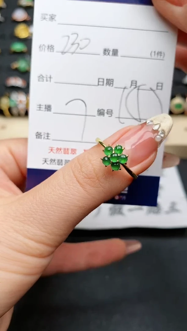 【闪购商品】翡翠戒指银S925镶嵌............