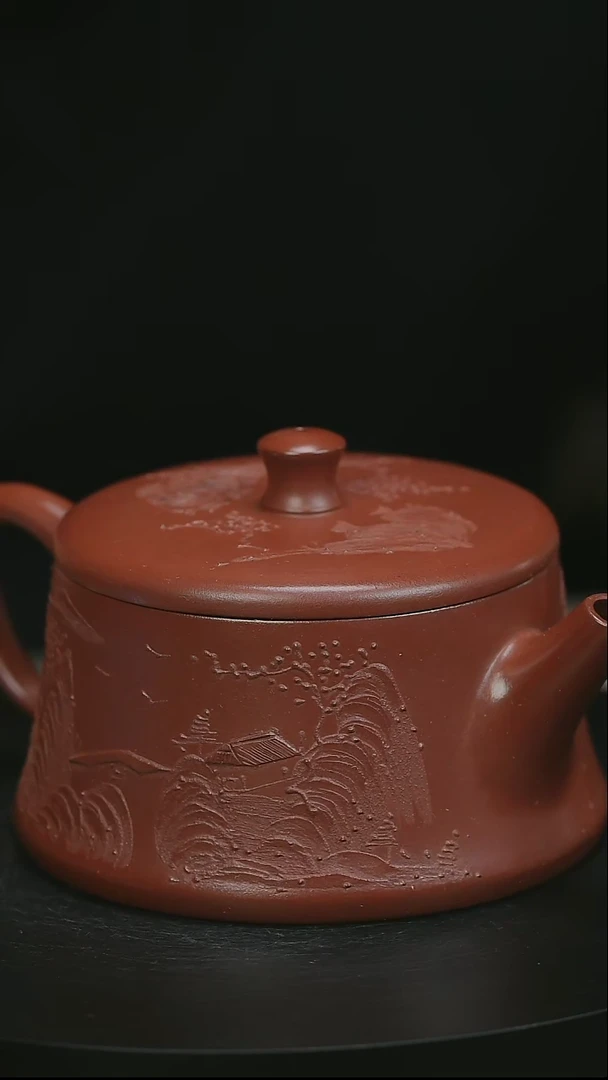 茶壶紫砂H1203杜鹃龙血砂柱础