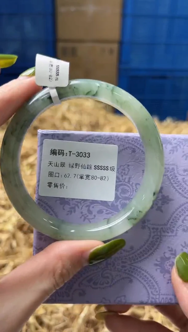 未镶嵌手镯石英质玉T3033