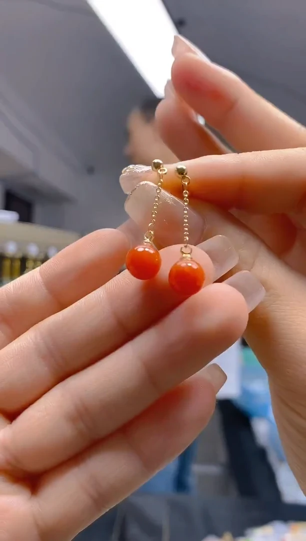 【闪购商品】翡翠耳饰合金120翡翠耳钉