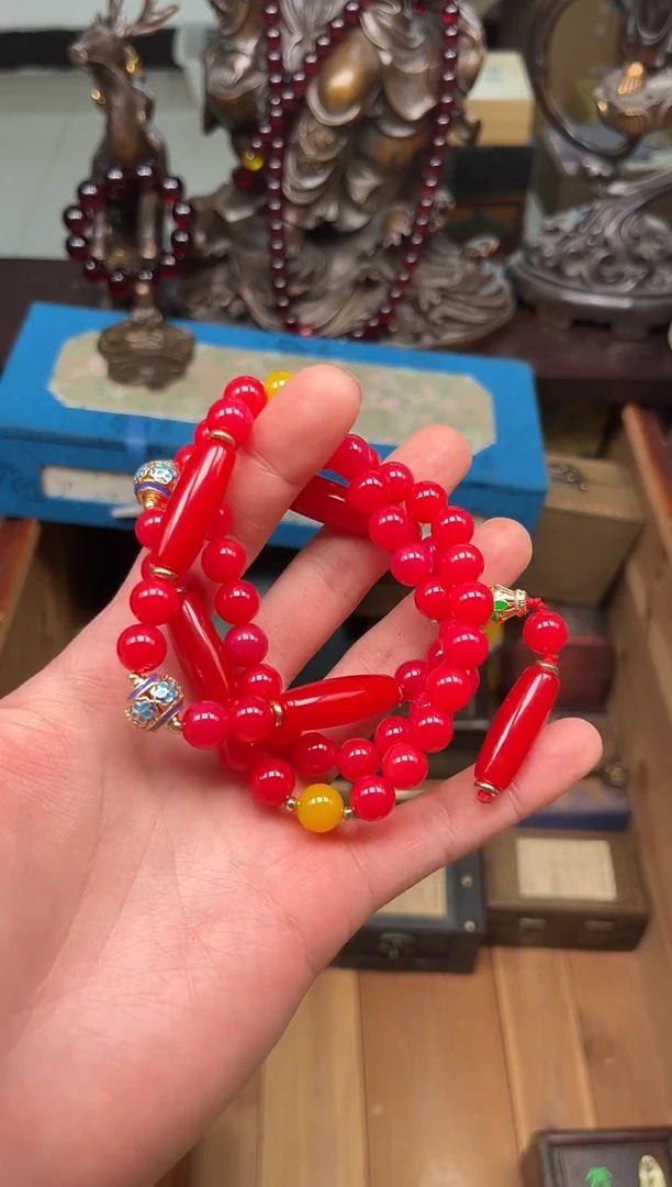 南红玛瑙未镶嵌颈饰安哥精品精选链接d904