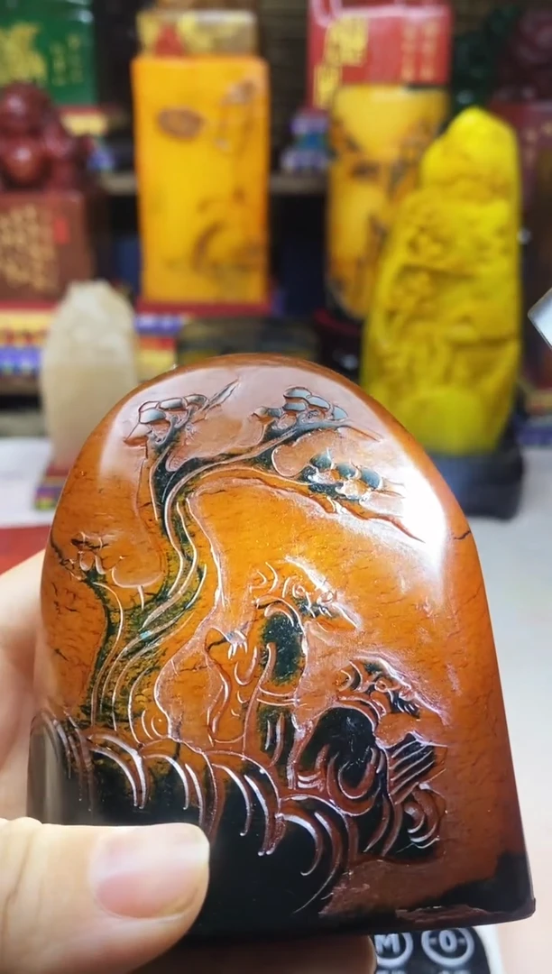 寿山石印石纯天然篆刻石料
