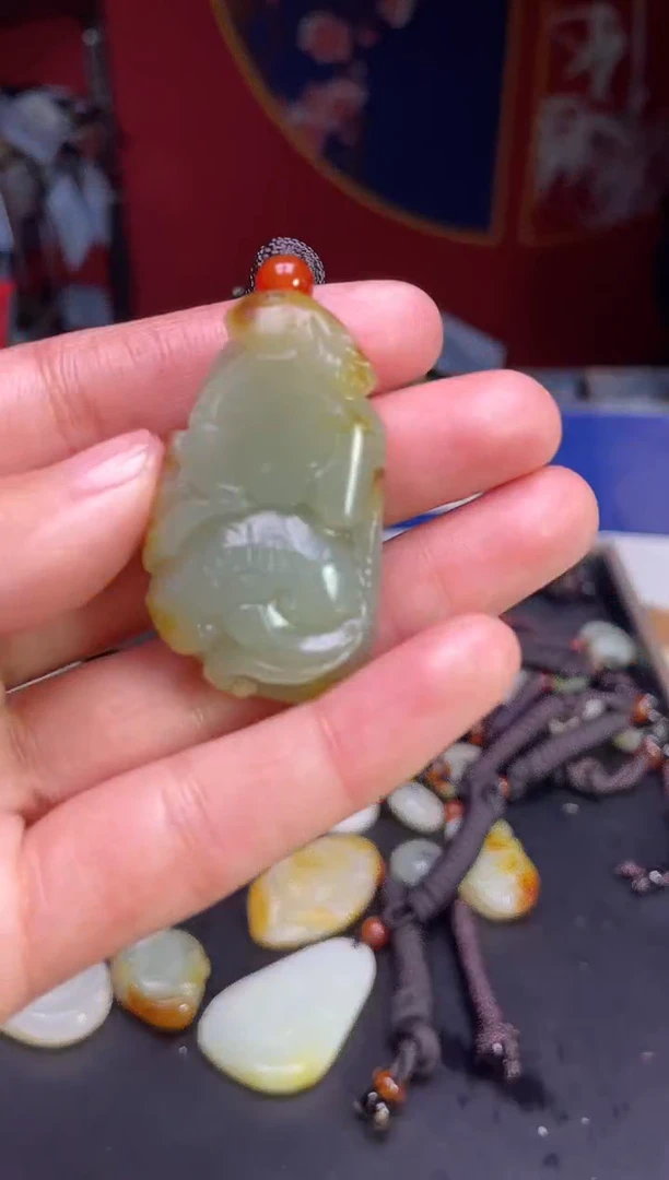 颈饰未镶嵌和田玉123