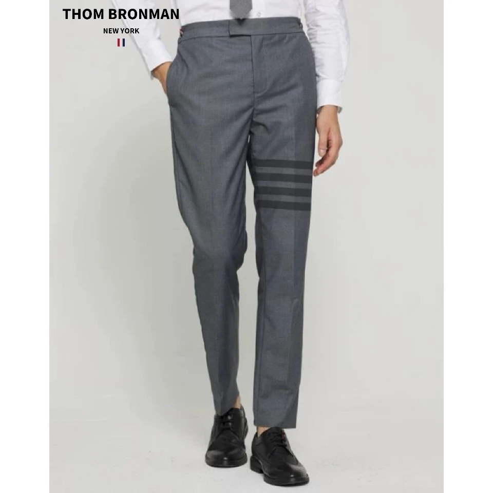 【官方旗舰】THOMBRONMAN汤姆布郎羊毛西裤长裤直筒裤男士商务百搭