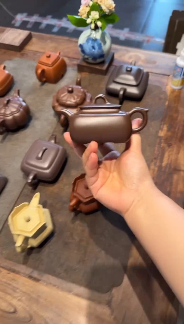 茶壶紫砂知*长四方 紫砂壶
