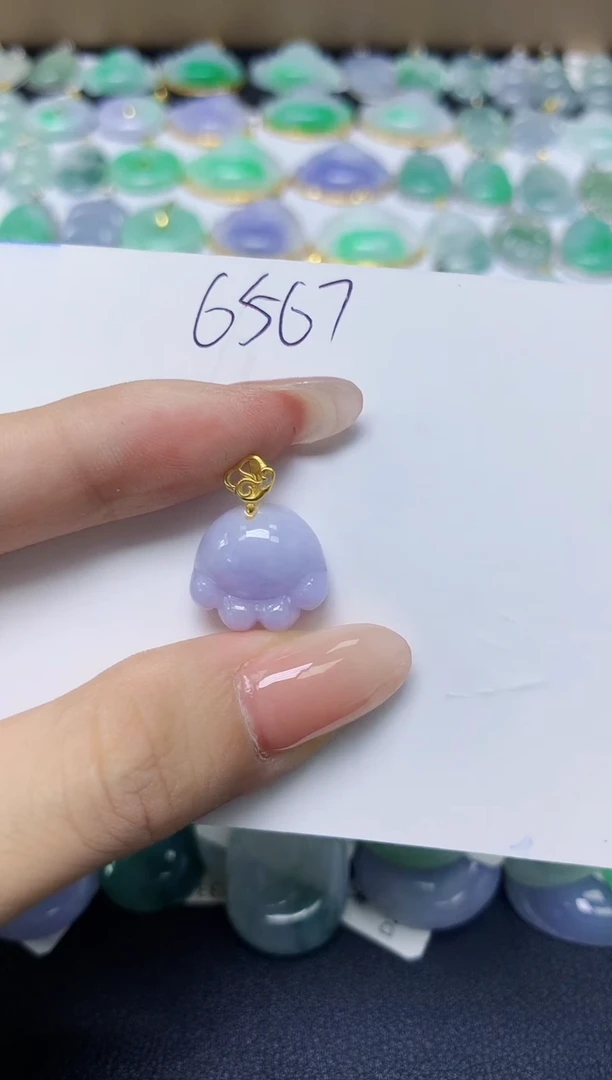 翡翠未镶嵌颈饰 天然缅甸翡翠A货