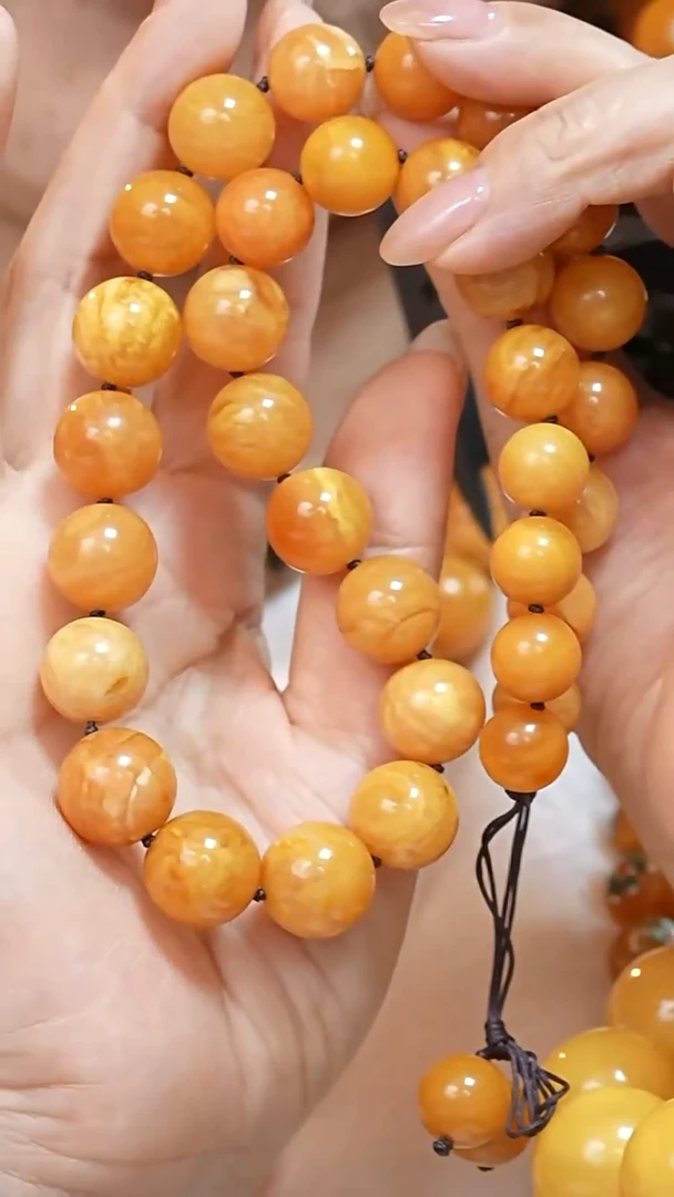 蜜蜡颈饰未镶嵌3058天然蜜蜡珠宝奇石云端妖孽石膏蜡全部保真