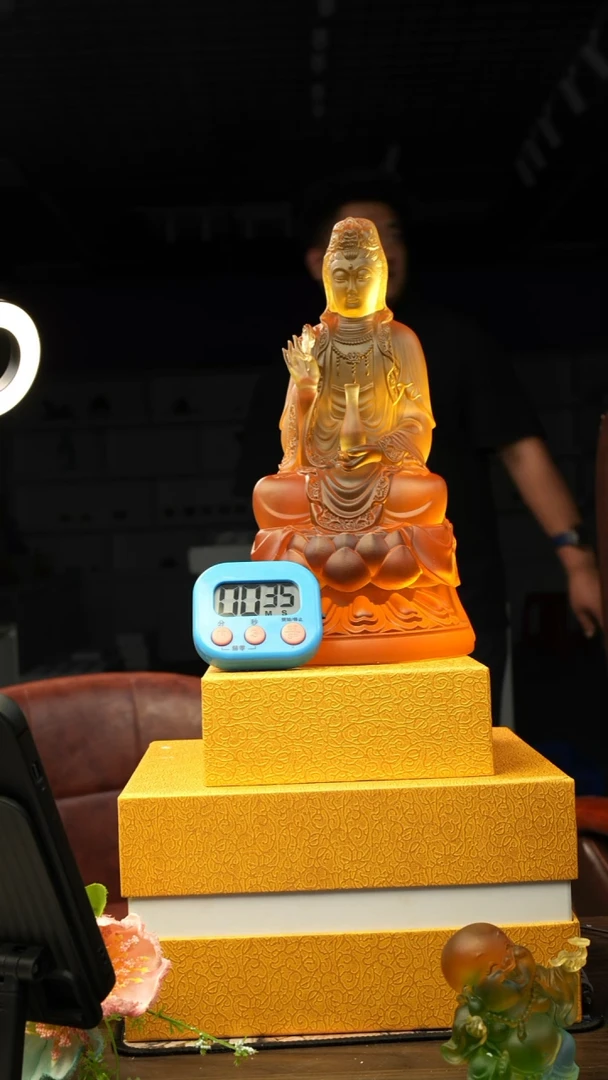 泥塑卍****卍古法琉璃艺术摆件