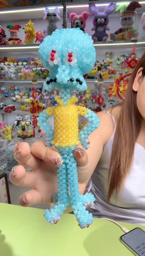 玻璃2043卡4水晶章鱼哥材料包1套