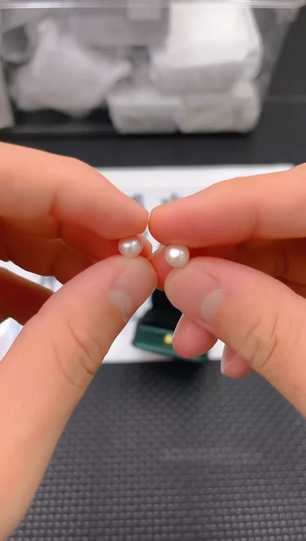 未镶嵌淡水珍珠耳饰ed1048